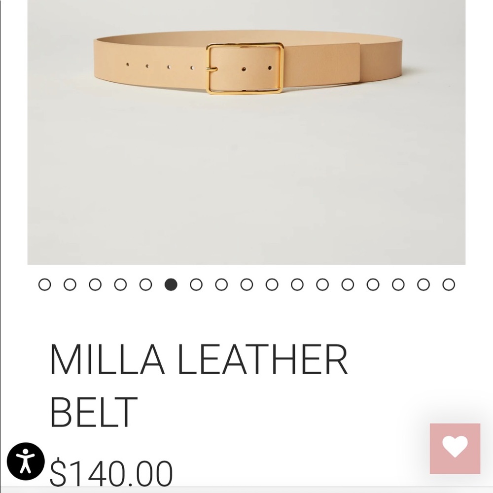 B-low the belt Milla Leather